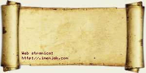 Isidora Stranjaković vizit kartica